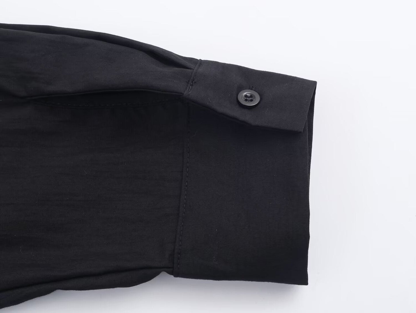 Women's 2025 new belt decoration loose poplin shirt