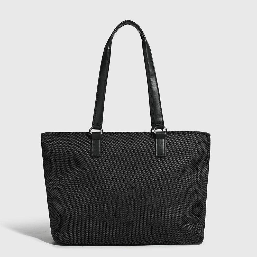 Women's new leisure zipper large-capacity shoulder bag