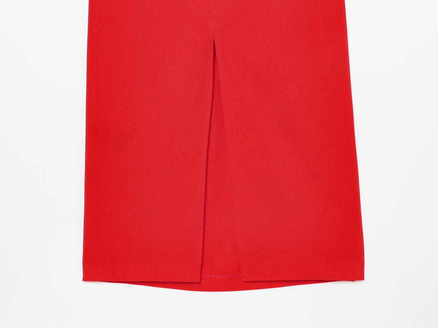 Women's straight pleated halter neck dress