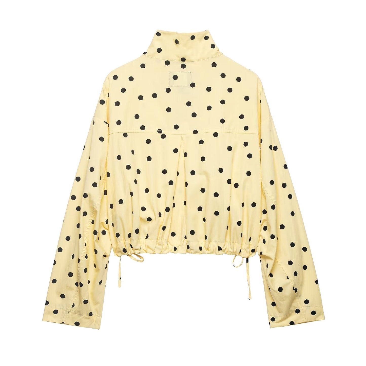 suit Women's 2 pieces pleated decorative polka dot coat+shorts
