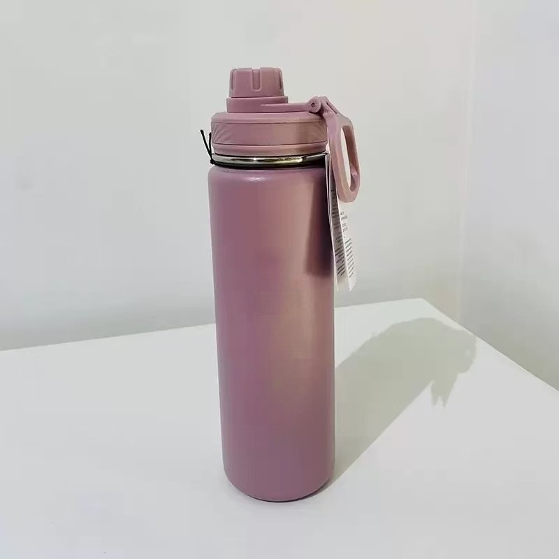 LU New leisure mug 710ml capacity sports kettle outdoor travel yoga pot water cup