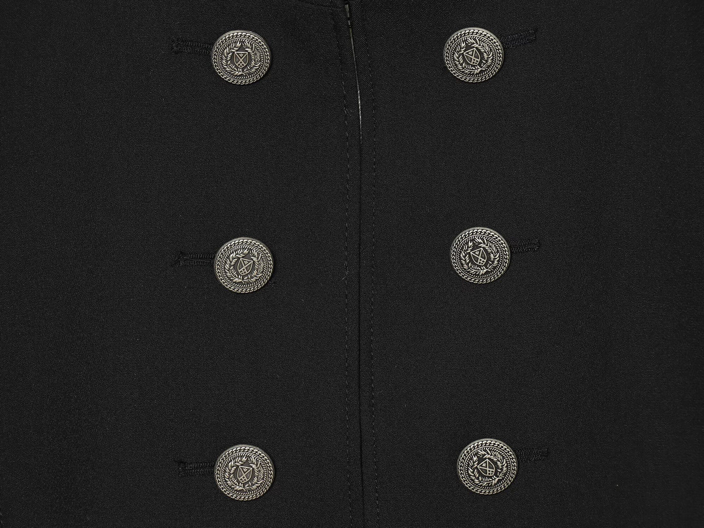 Women's With shoulder pads slim double breasted jacket