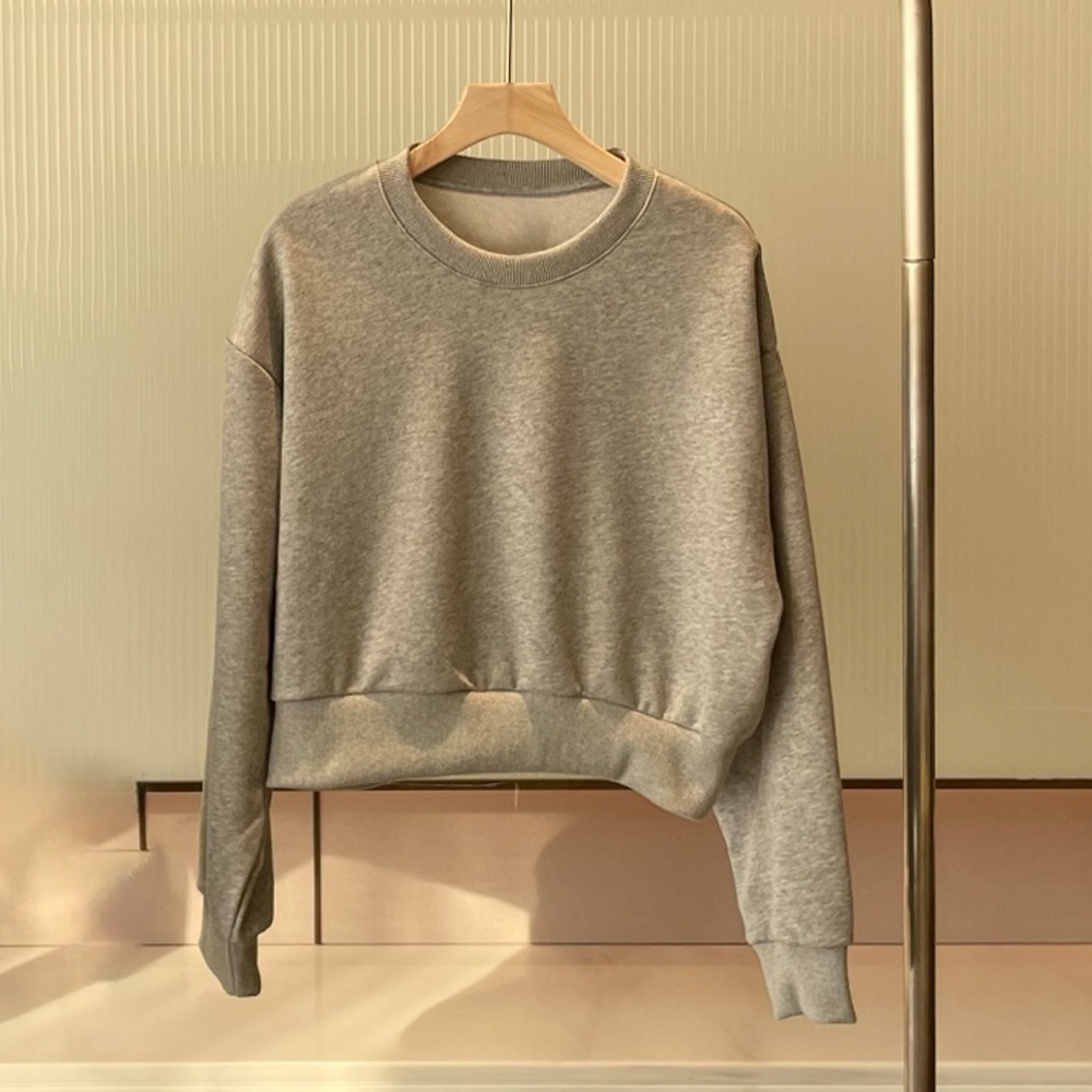 Women's new casual O-neck short sweater