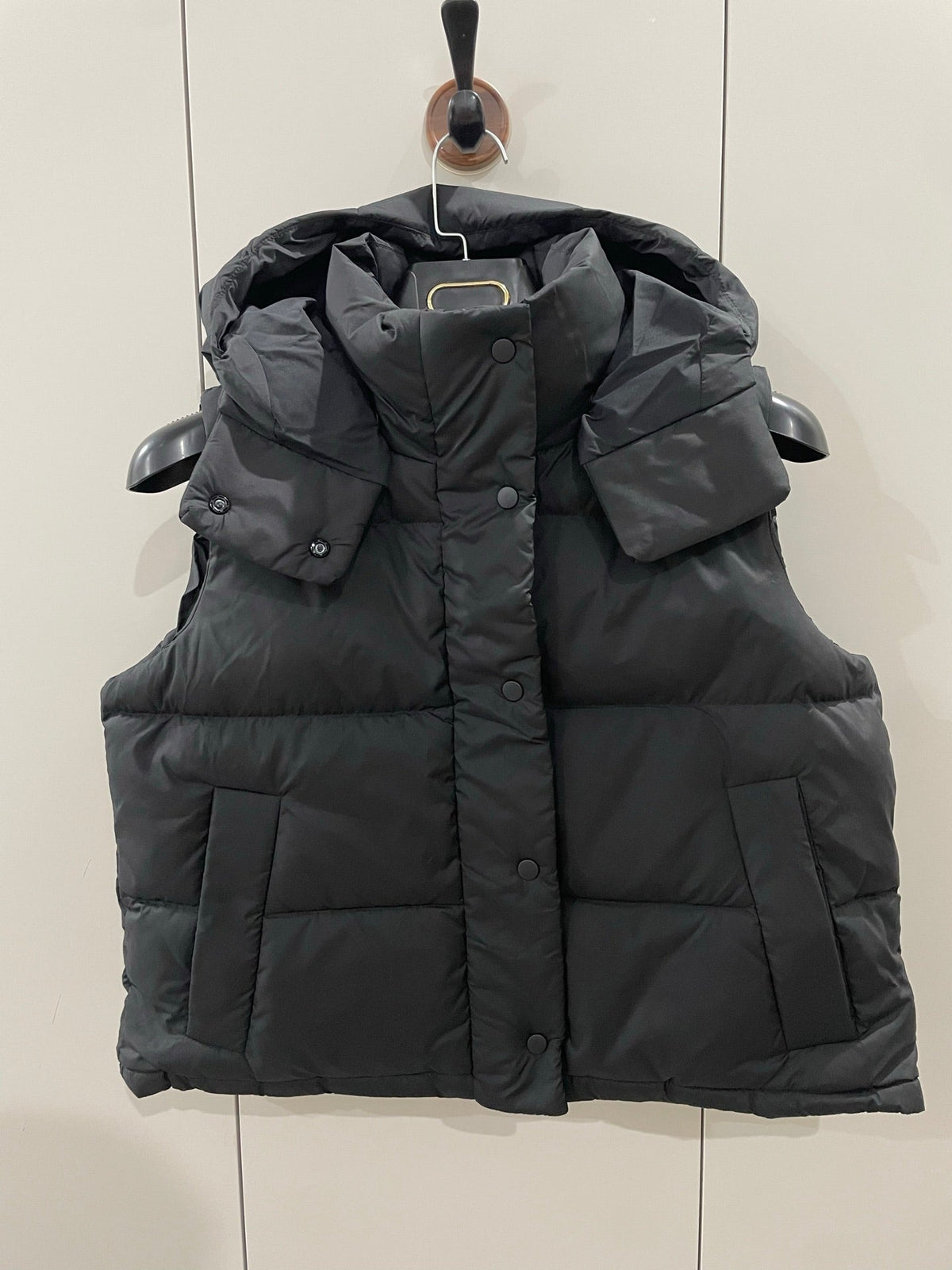 LU women's new detachable hat down vest
