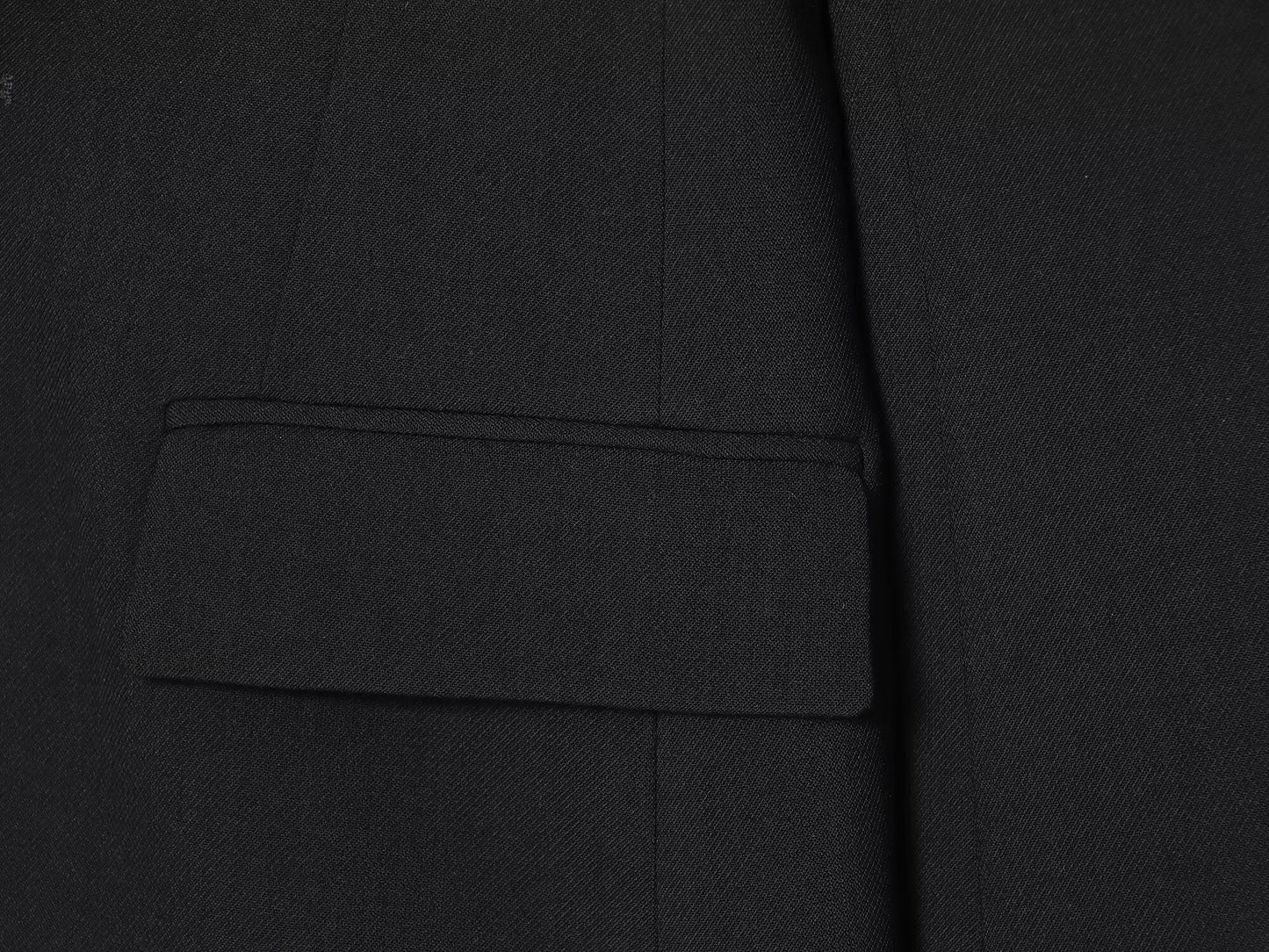 Women's black slim single breasted Blazer Coat