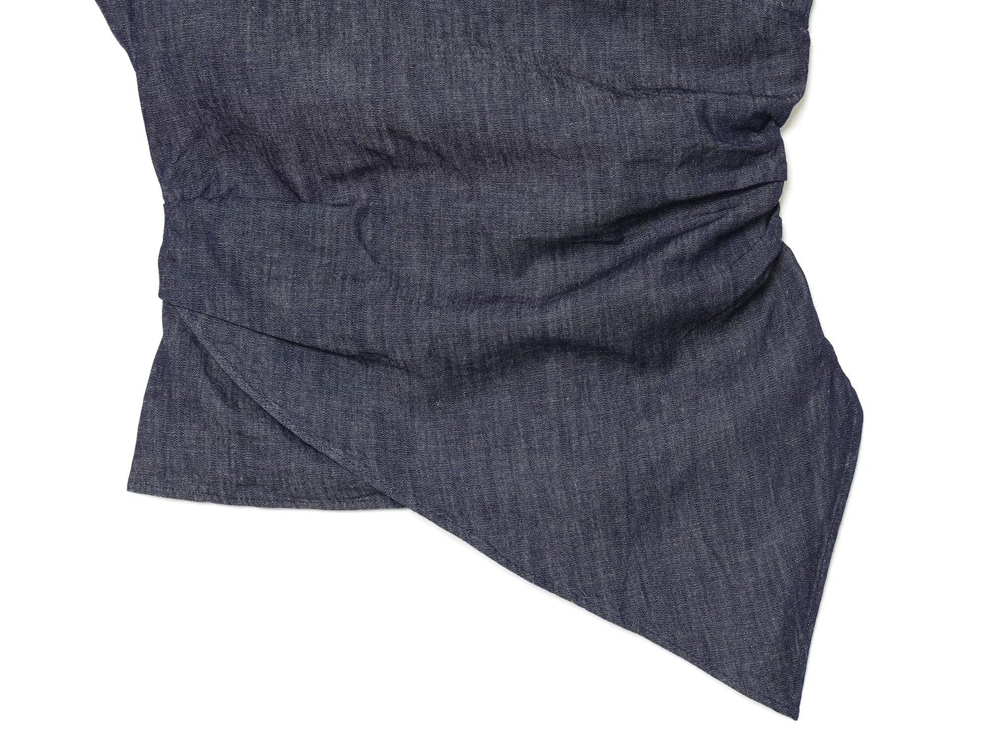 suit Women's 2 pieces pleated asymmetrical top+ wide leg pants