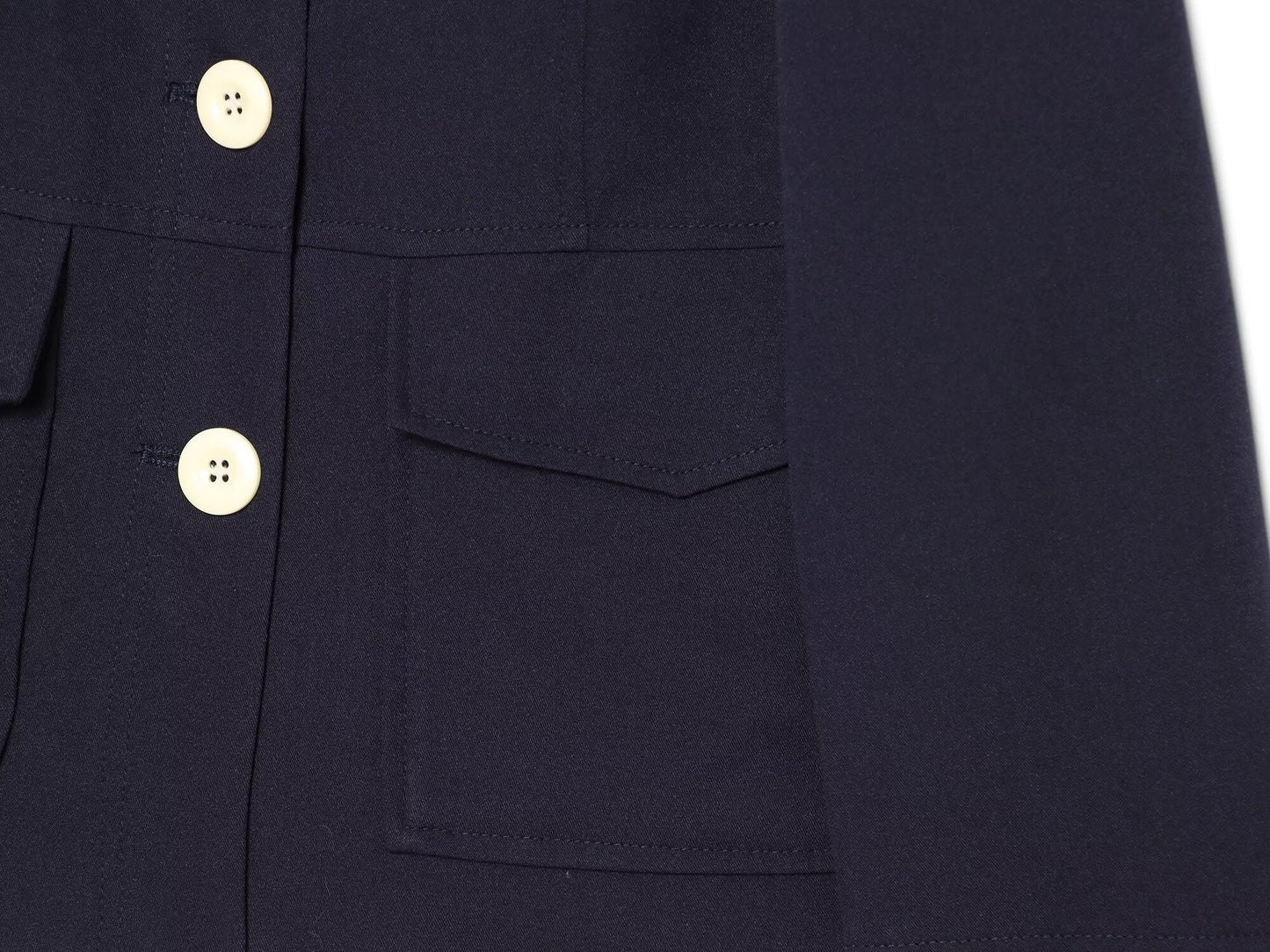 Women's contrasting button slim Blazer Coat