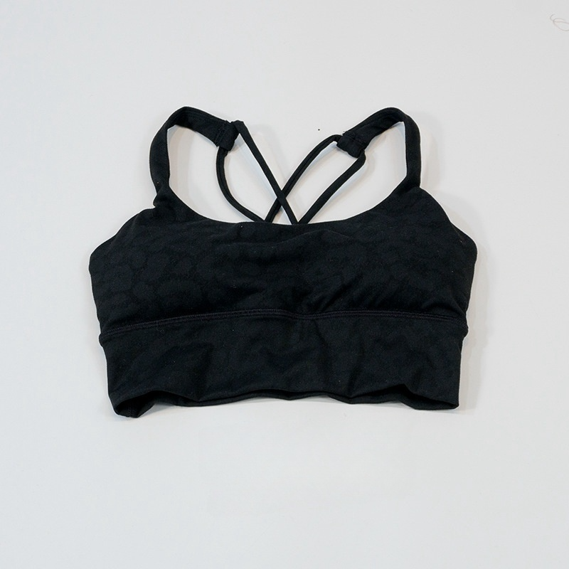 LU 2026 Women's New Leopard-print Beauty Back sports bra Yoga Vest
