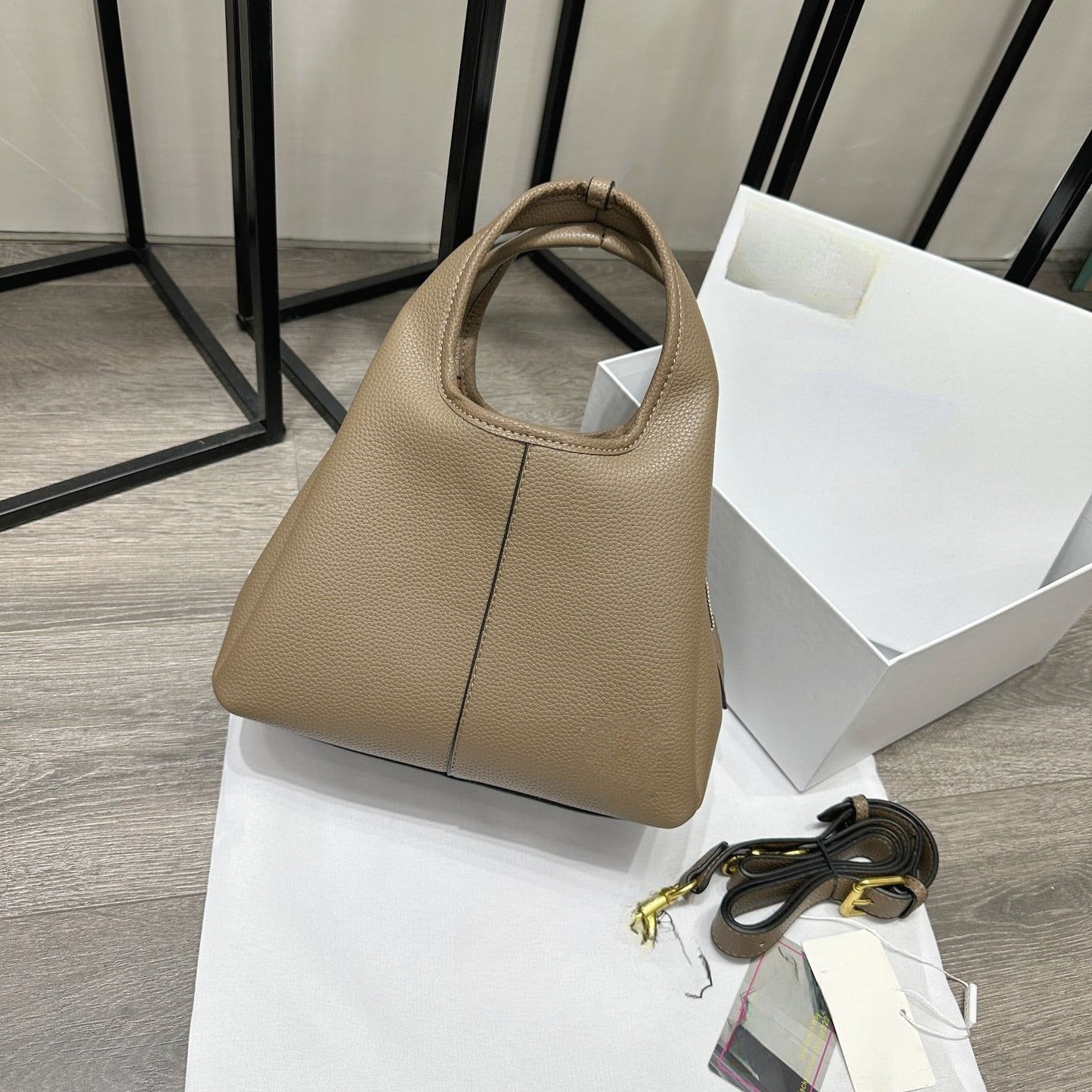 Single shoulder messenger bag retro handbag vegetable basket bag
