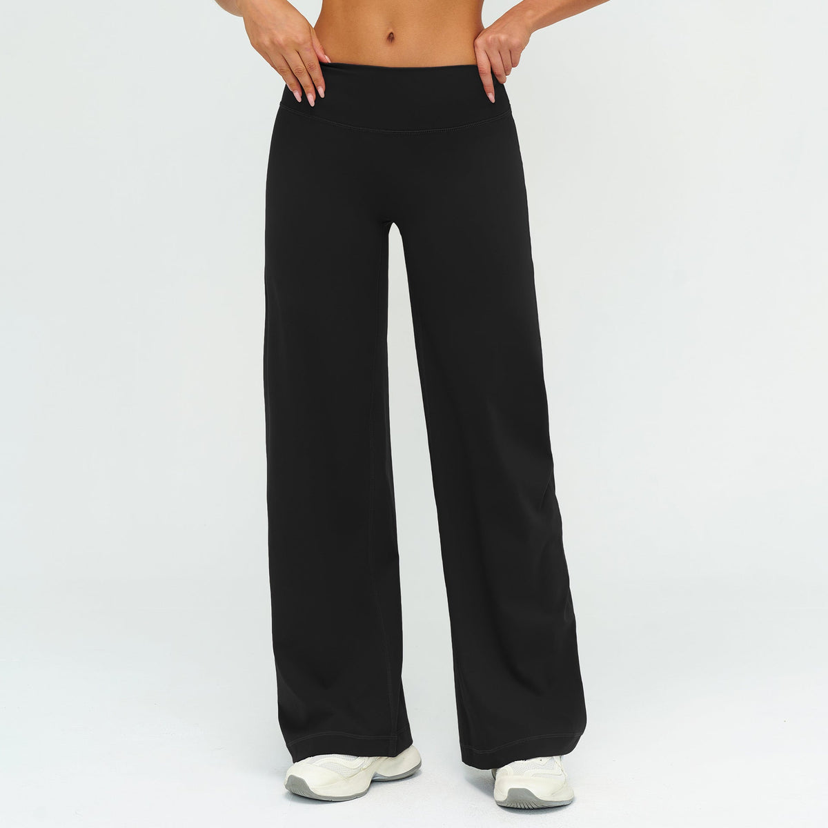 Women's new sanding slim pants loose wide-leg casual pants