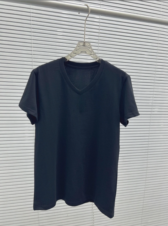 Women's new embroidered short-sleeved casual slim T-shirt