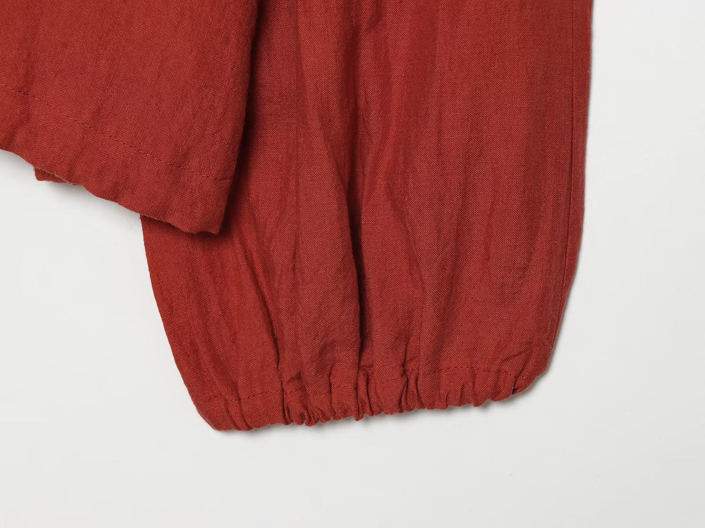 Women's linen blend long sleeved pilot jacket Coat