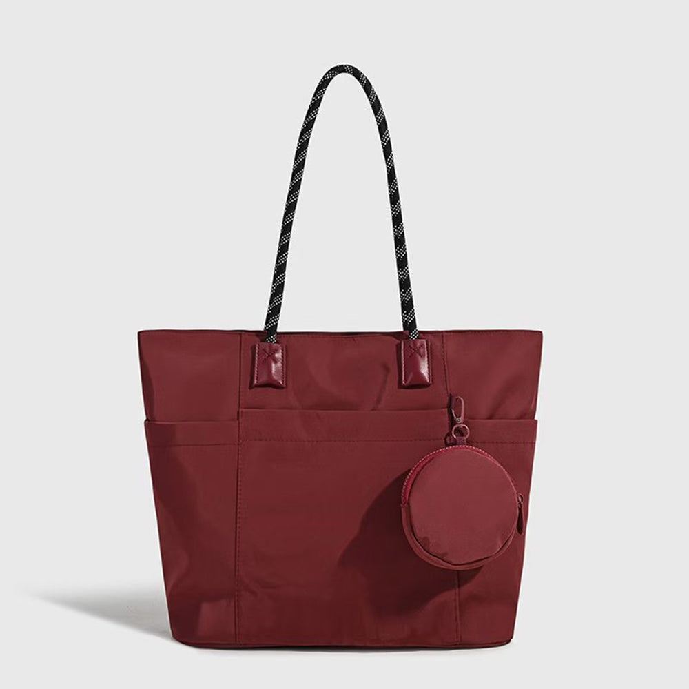 Women's new joker zipper shoulder strap portable shoulder bag