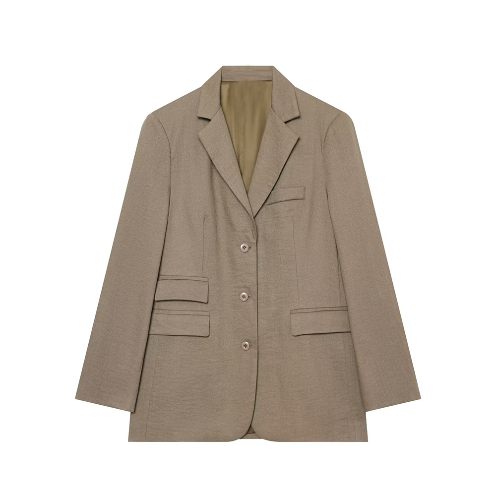 Women's flip cover decoration loose Blazer Coat
