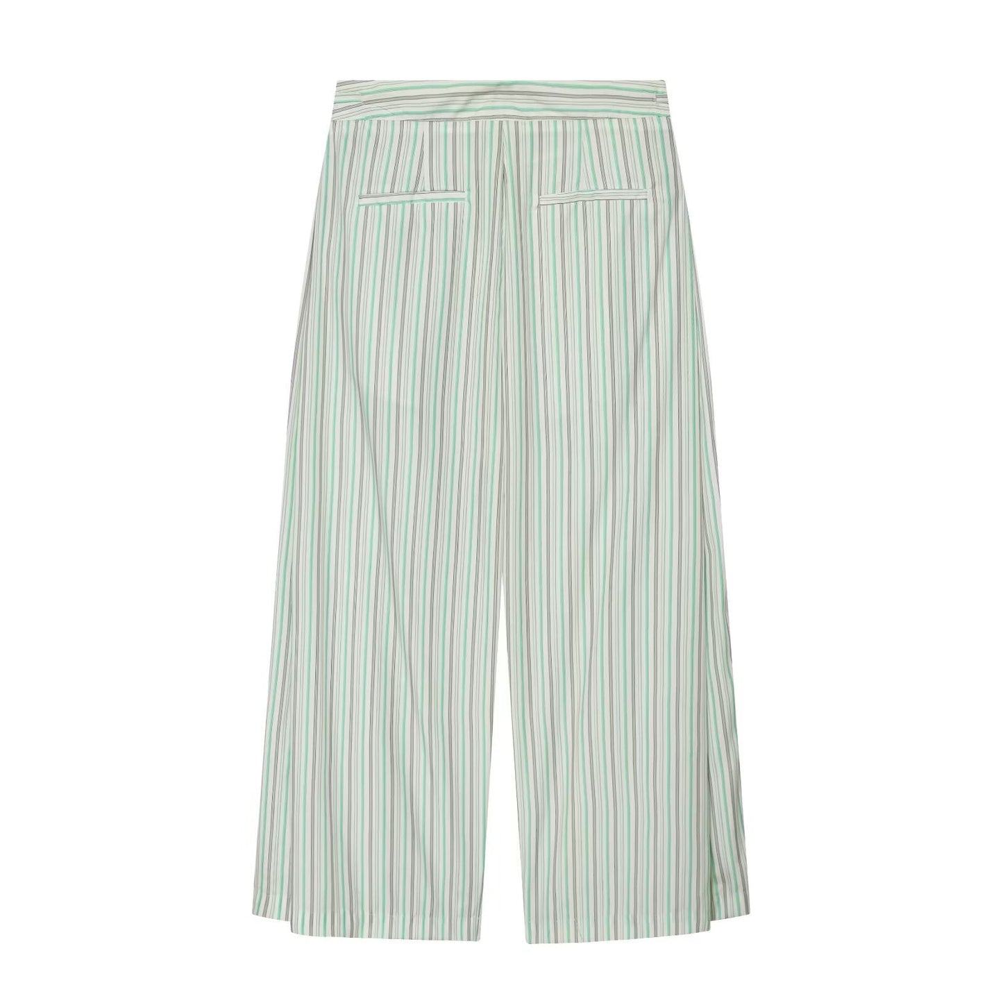 suit Women's 2 pieces casual sleepwear style striped shirt+Pants