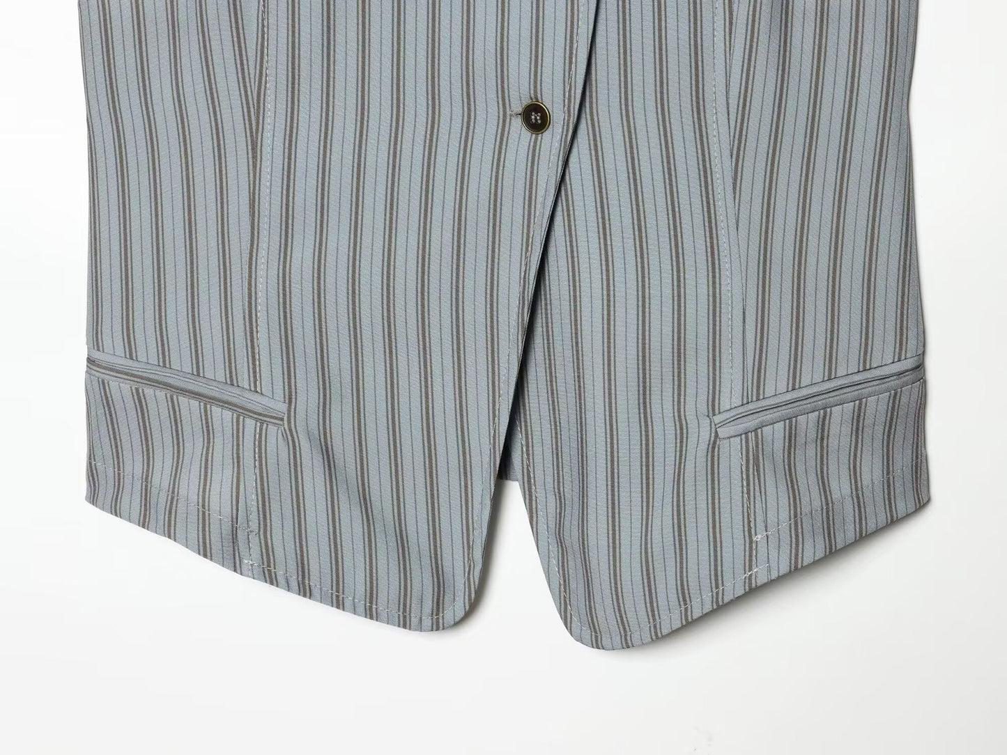 suit Women's 2 pieces sleeveless striped vest+Pants