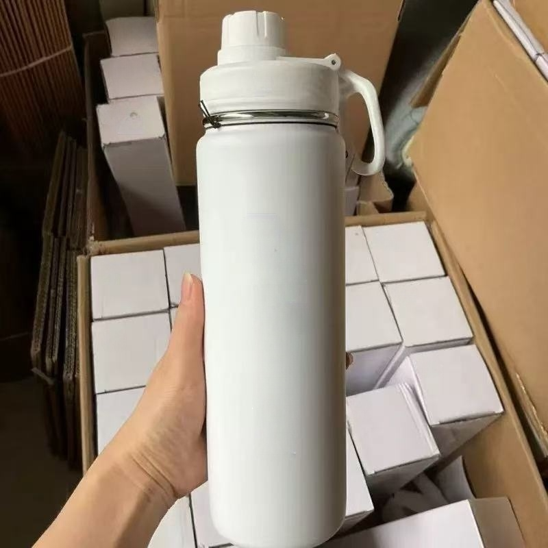 LU New leisure mug 710ml capacity sports kettle outdoor travel yoga pot water cup