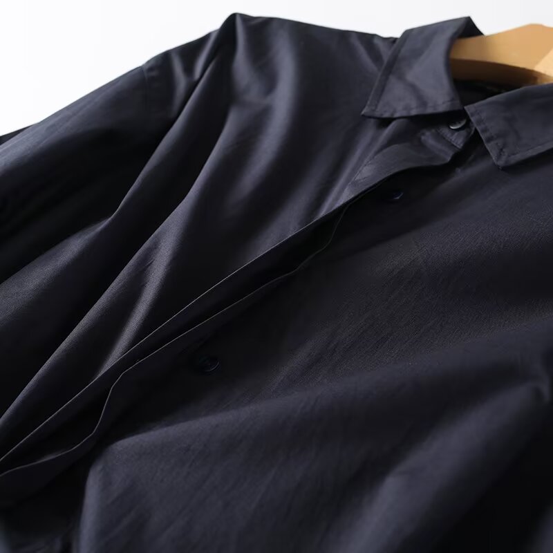 Women's waist-tied belted shirt-style midi dress