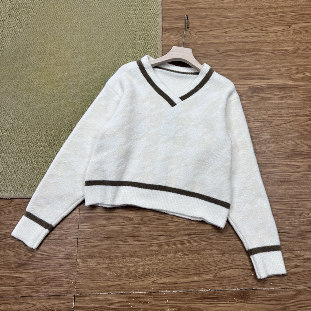 Women's new casual Joker college sweater