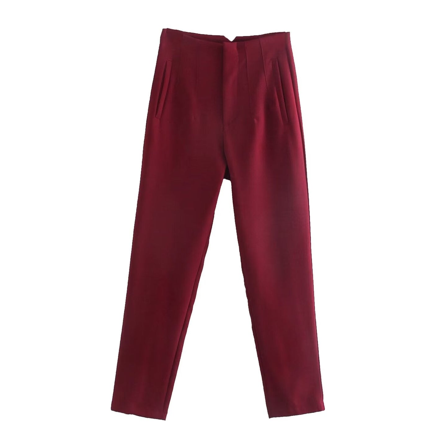 2026 Women's multi-color pleated high waisted pants