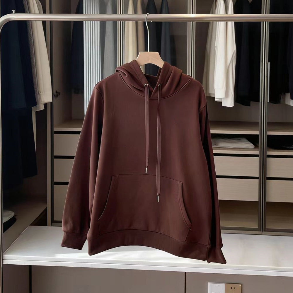Women's new fashion hooded terry casual sweater