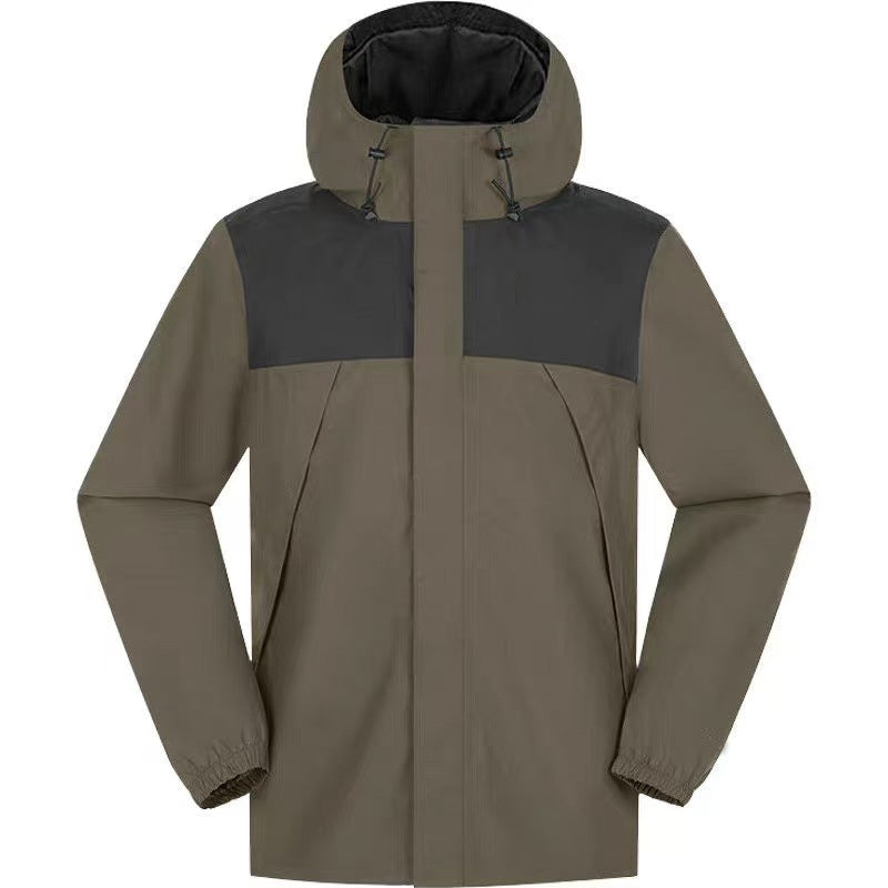 New outdoor soft shell waterproof and windproof jacket coat