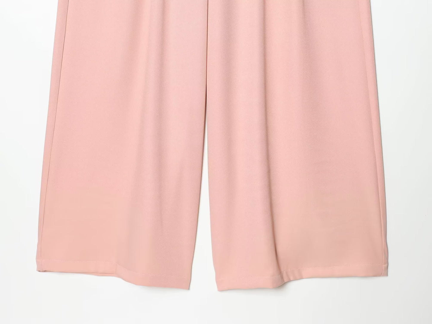 Women's loose pleated wide leg pants