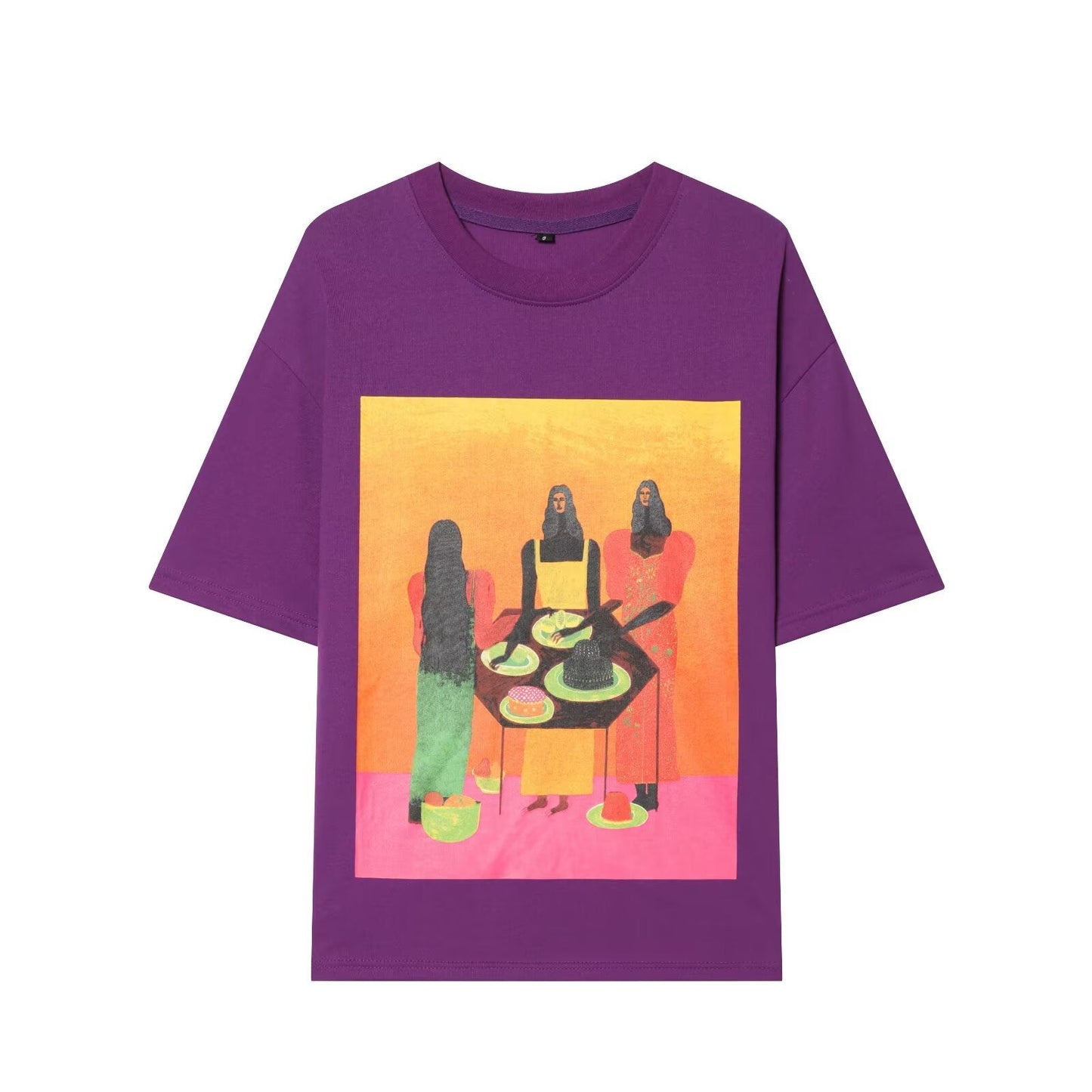 2026 multi-color printed letter T-shirt women short sleeved O-neck loose T-shirt