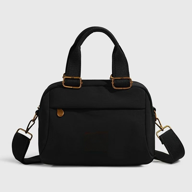 Women's new double zipper design portable messenger bag