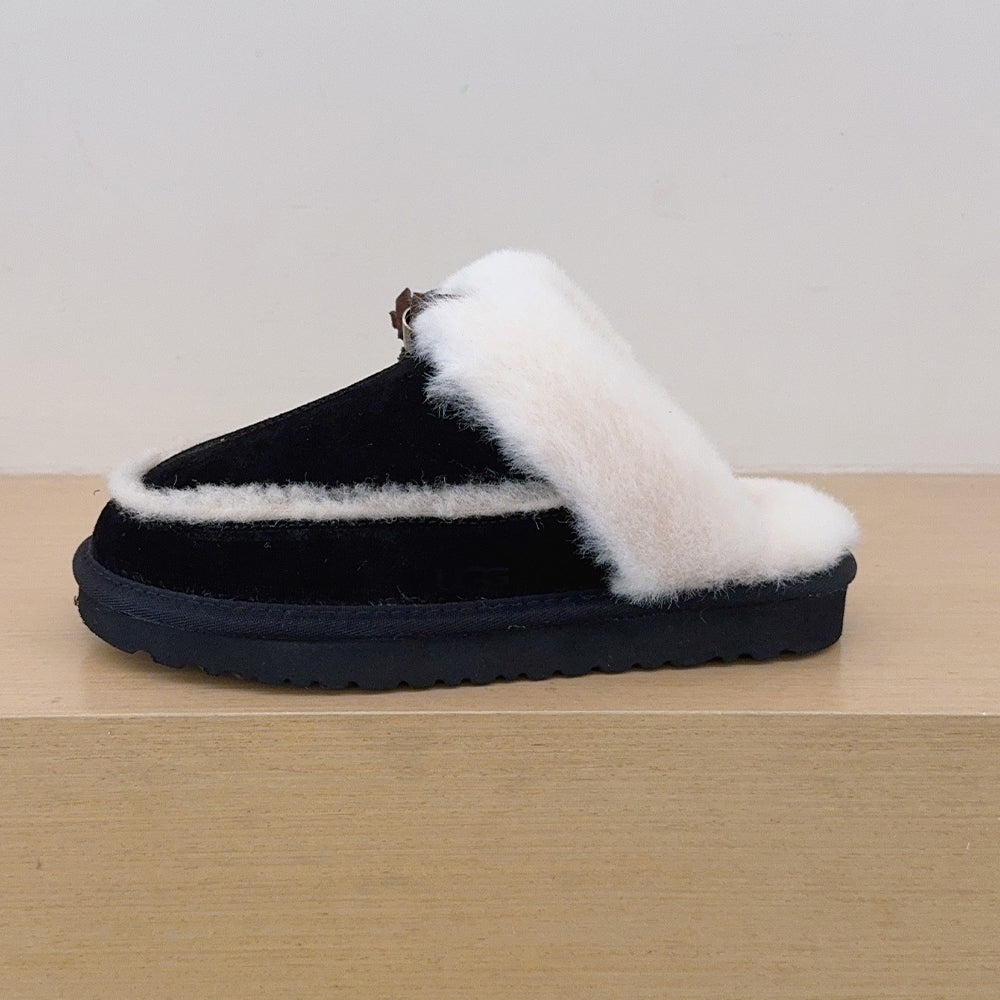 Women's new tassel valgus slippers snow boots