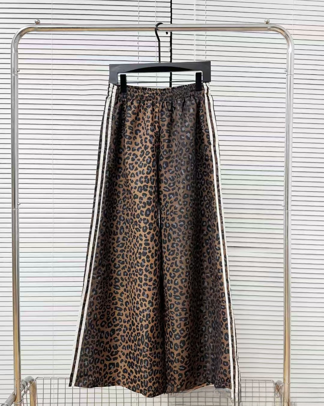 2026 women's new Leopard print casual pants loose pants