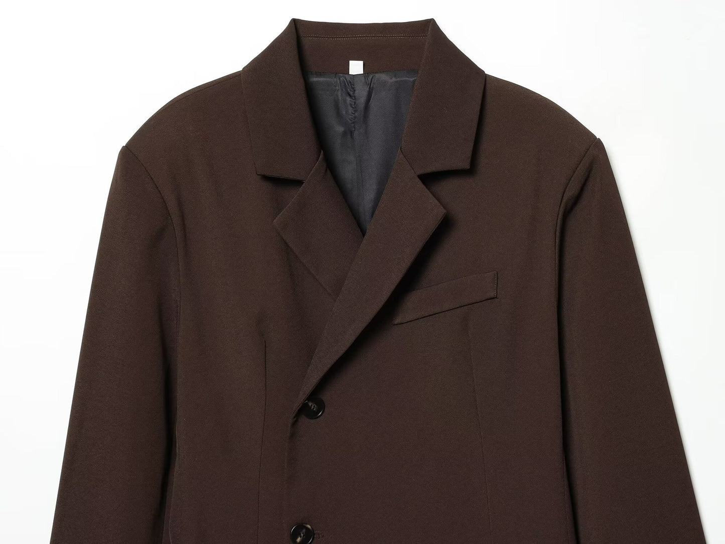 suit Women's 2 pieces slim lapel buckle Blazer Coat +Pants