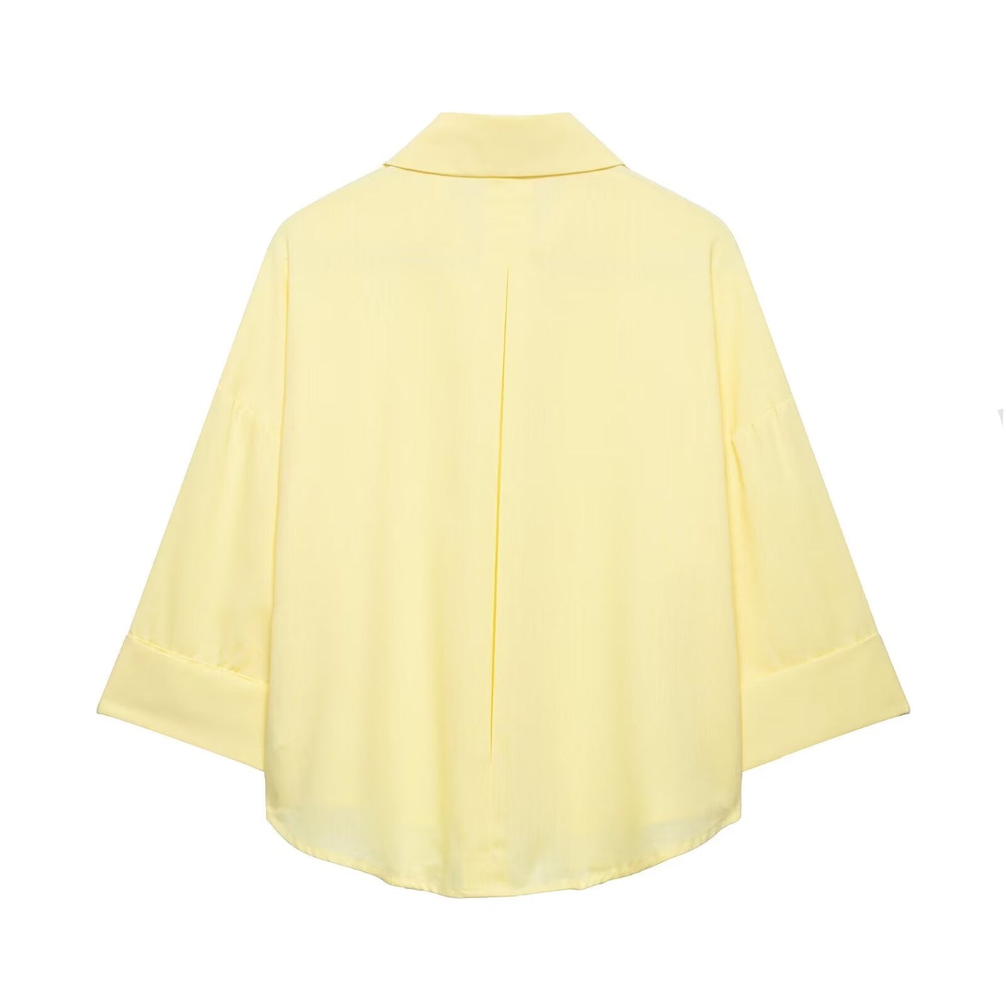Women's casual lapel button up shirt