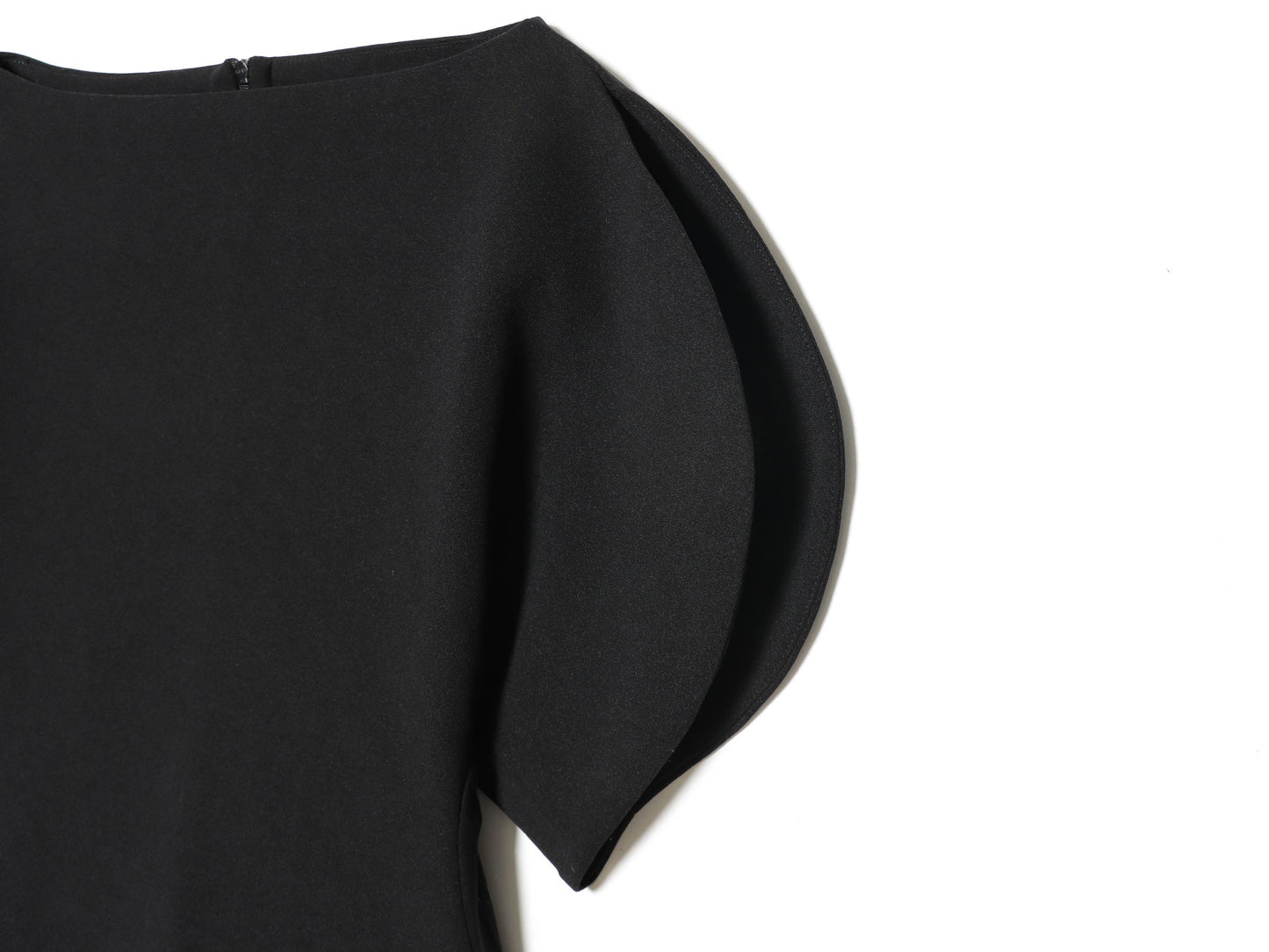Women's Bubble Short Sleeve Asymmetric Top