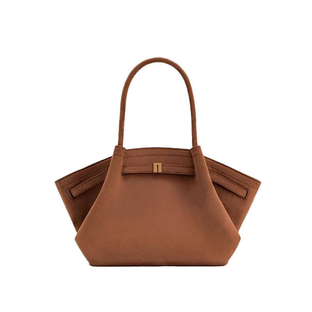 Women's new suede commuter bag shoulder slung underarm bag
