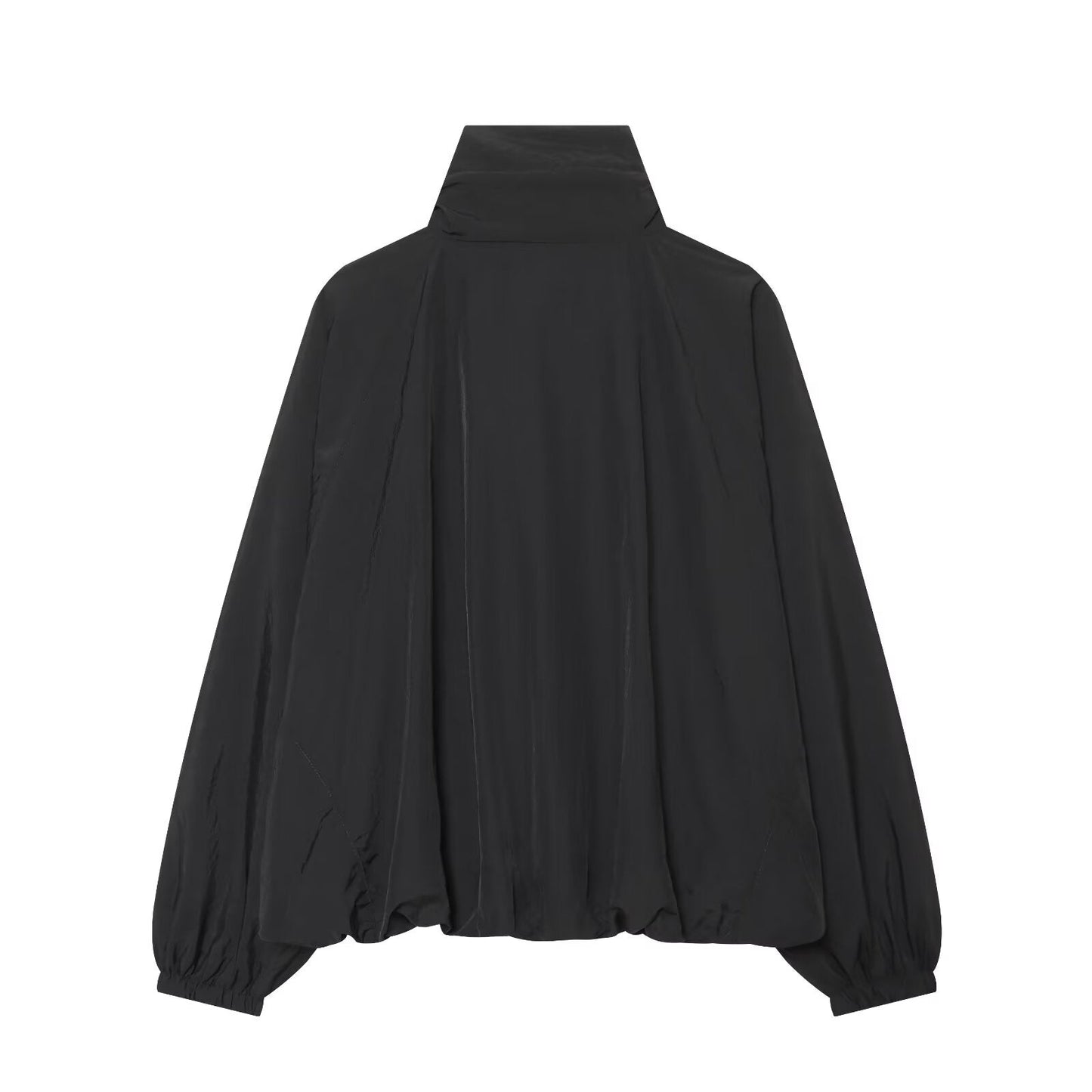 Women's casual large silhouette nylon Coat