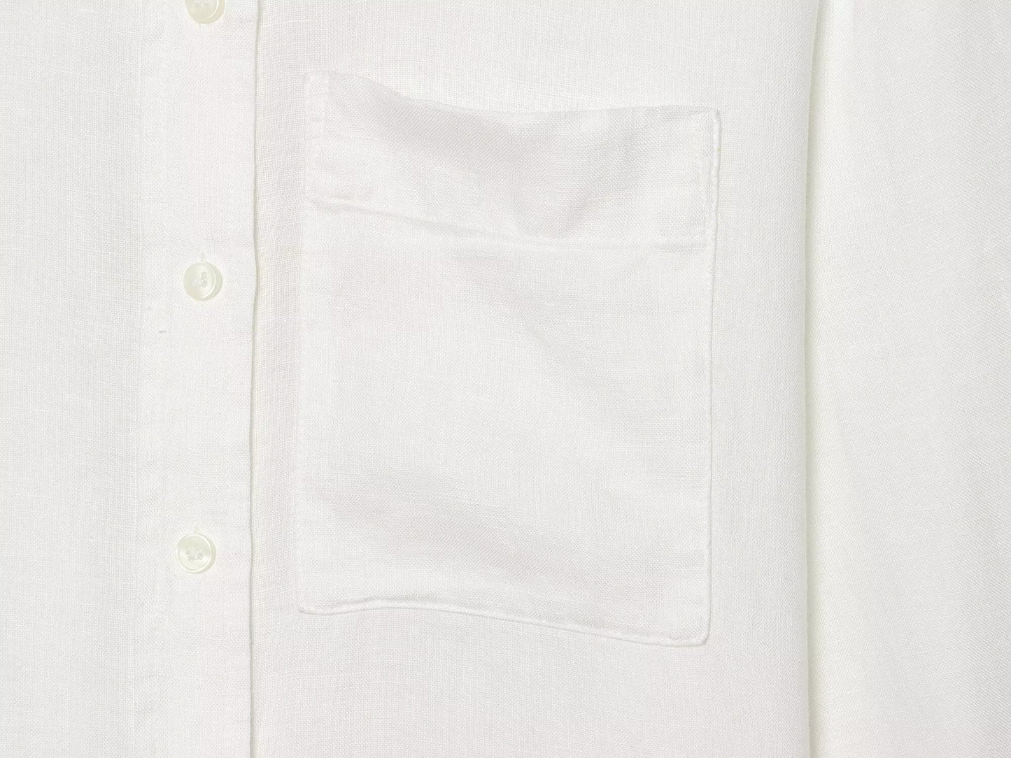Women's linen blended linen long sleeved shirt