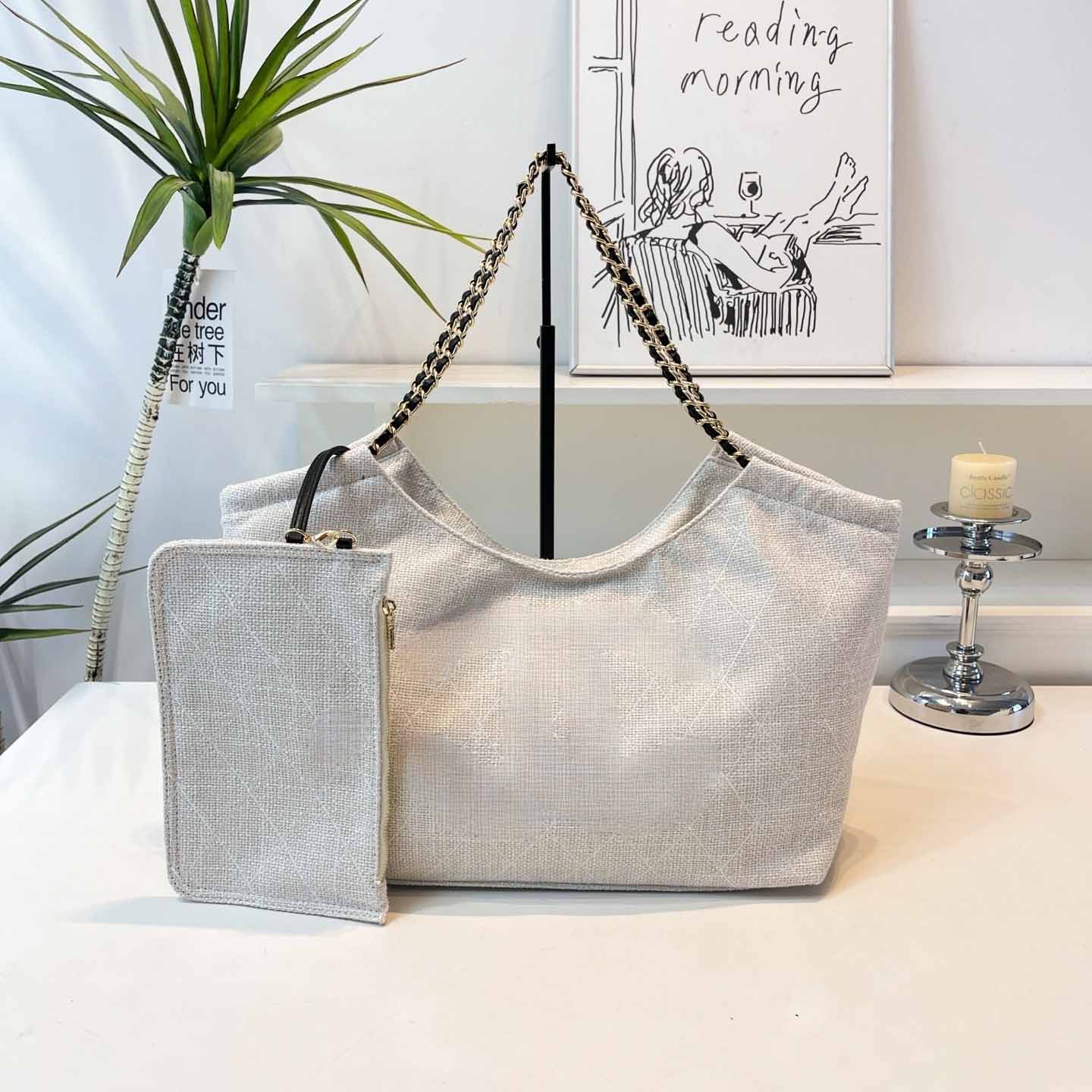 Women's new large-capacity chain one-shoulder handbag