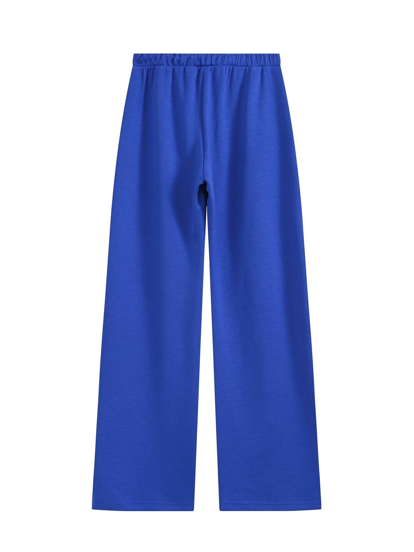 suit Women's 2 pieces hooded double-sided fabric sweatshirt+flared pants