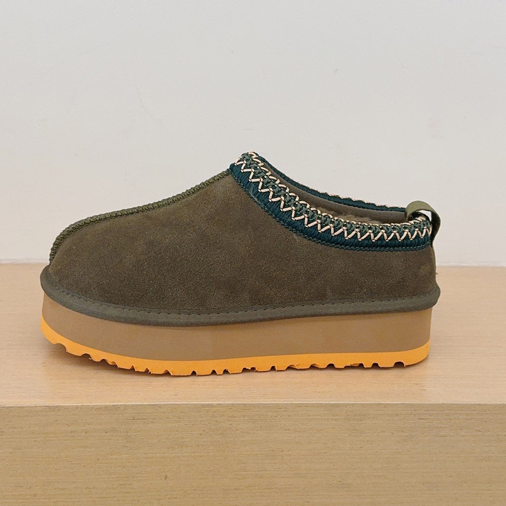 Women's new thick-soled folk wind warm velvet snow boots