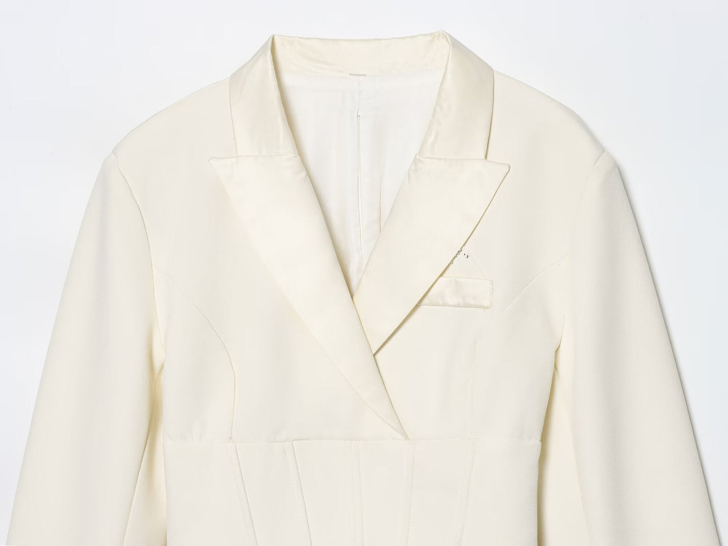 Women's patchwork lapel Blazer Coat style mini skirt