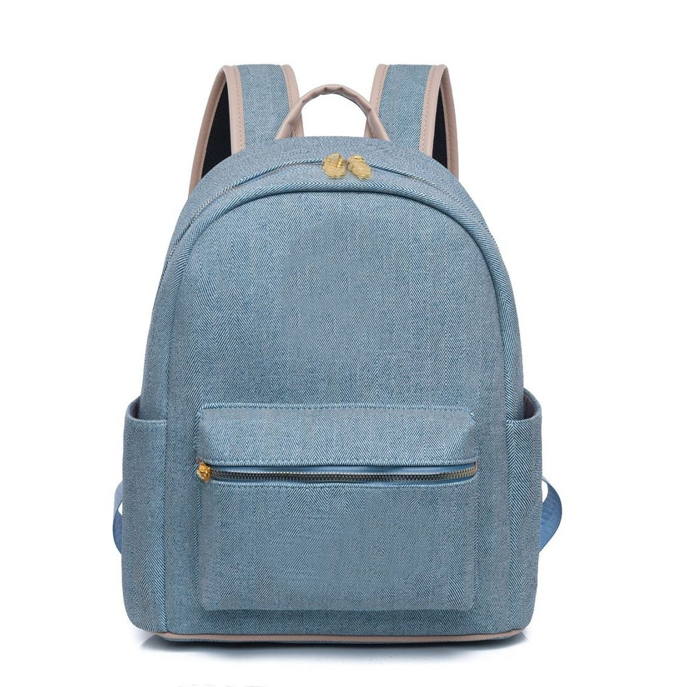 Women's new fashion Joker travel canvas large capacity backpack